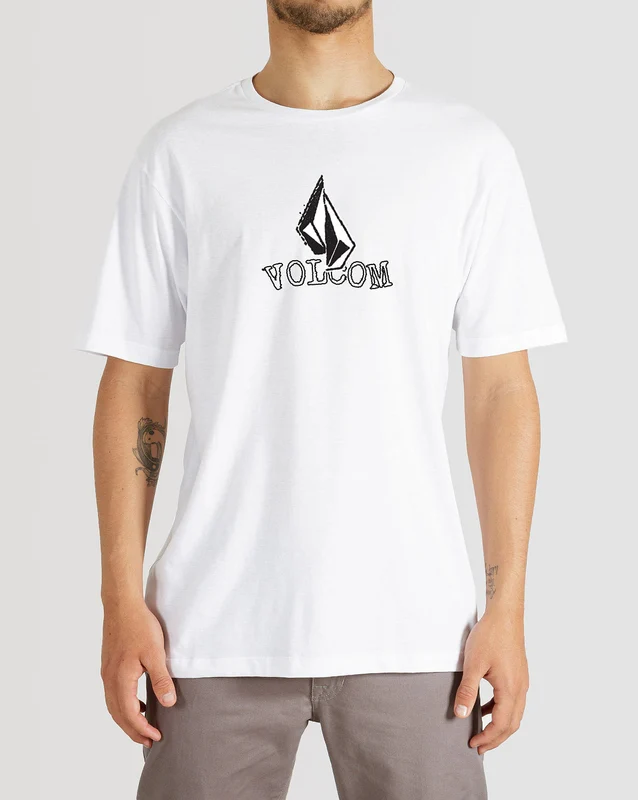 Camiseta Volcom Regular Manga Curta Supple Branca M / Branco
