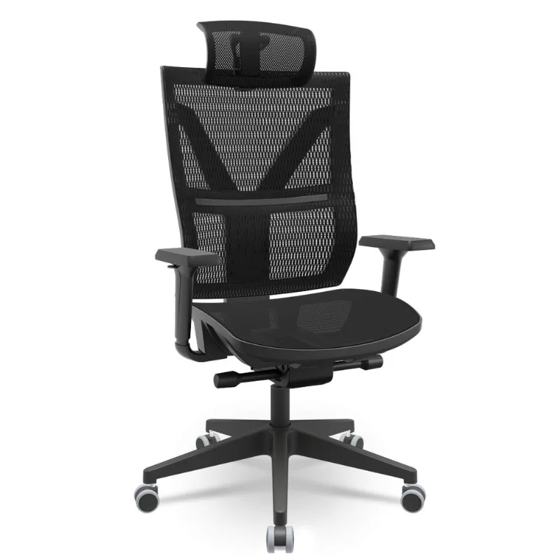 Cadeira Darix X+ Slider Braços Shift PU Plaxmetal Nacional NR-17 Assento Tela