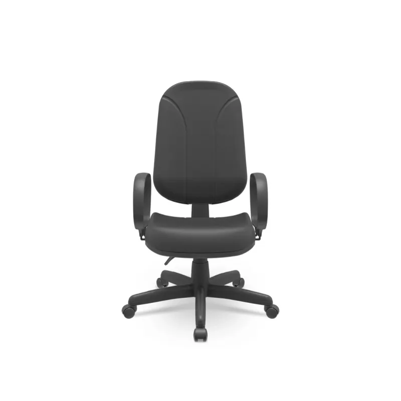 Cadeira Giratoria Presidente Backita Preta - Plaxmetal