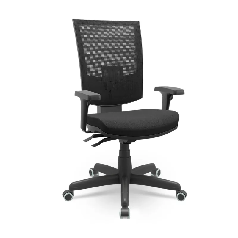 Cadeira Escritório Flash Nr17 Backplax Plus Assento em Vinil