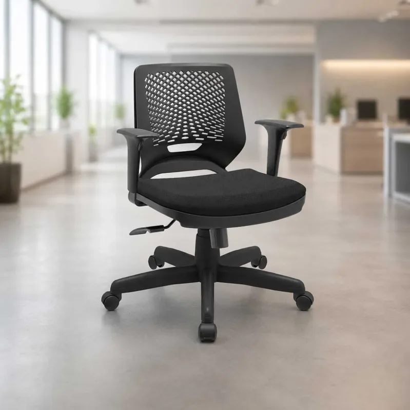 Cadeira Escritório Ergonômica Beezi Executiva com Apoio Braço Relax NR 17 Plaxmetal Garantia 5 Anos Fabricação Nacional