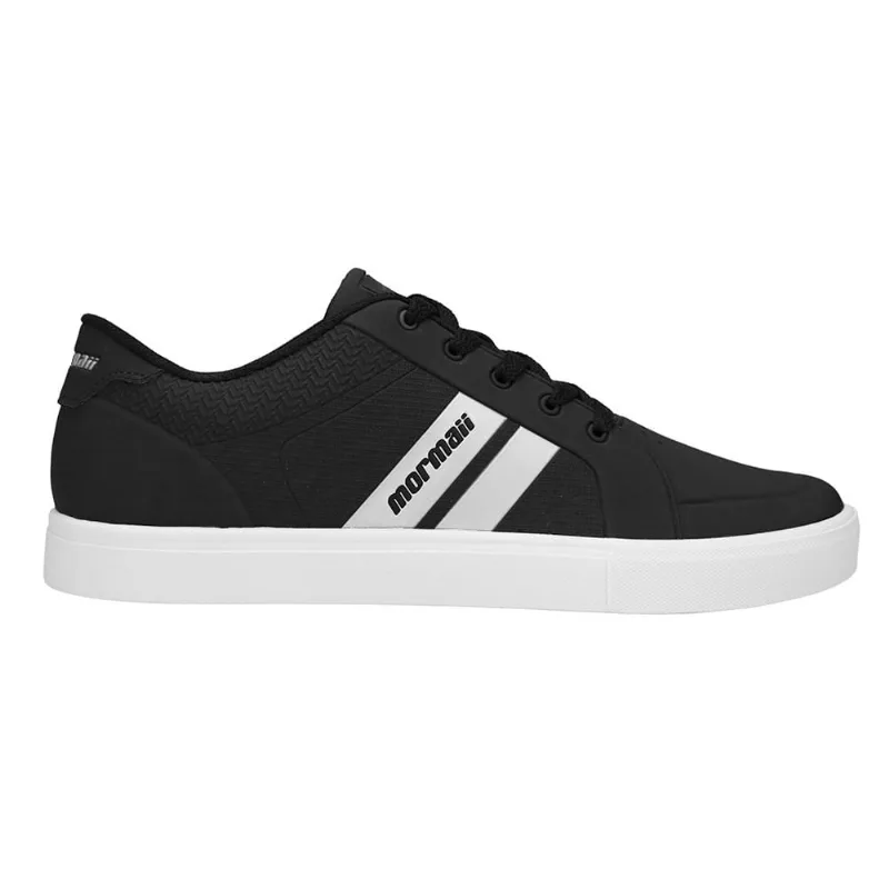 Tênis Mormaii urban stripe 3 Preto-branco 37
