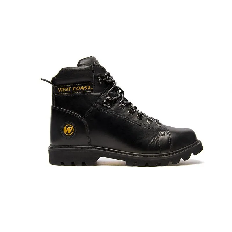 Bota West Coast Worker Classic Anilina Destroy Preta 37