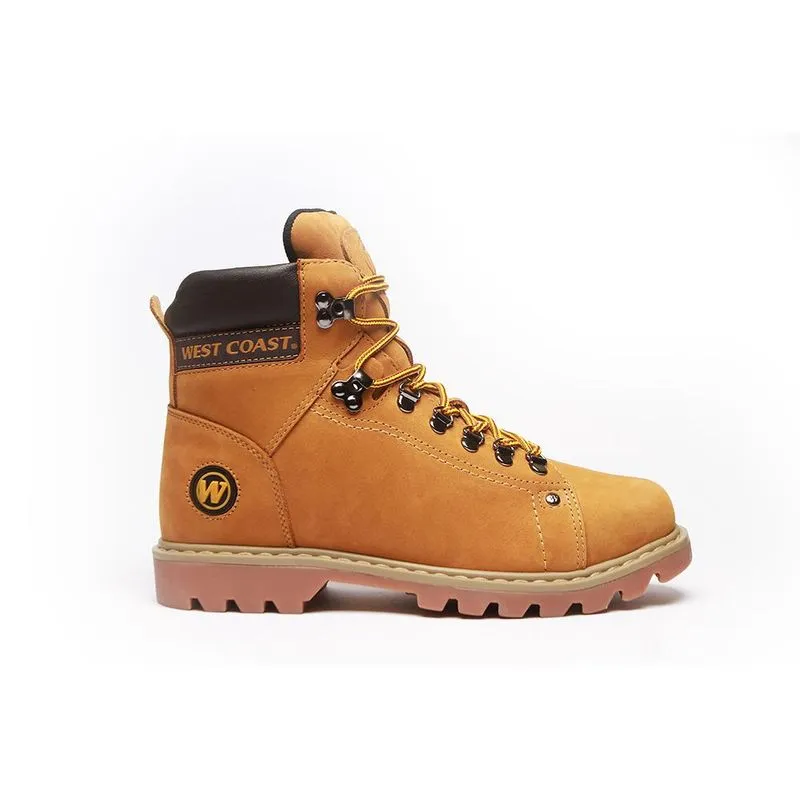 Bota West Coast Worker Classic Nobuck Caramelo 37