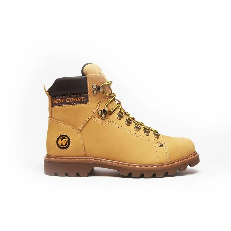 Bota West Coast Worker Classic Nobuck Amarela 44