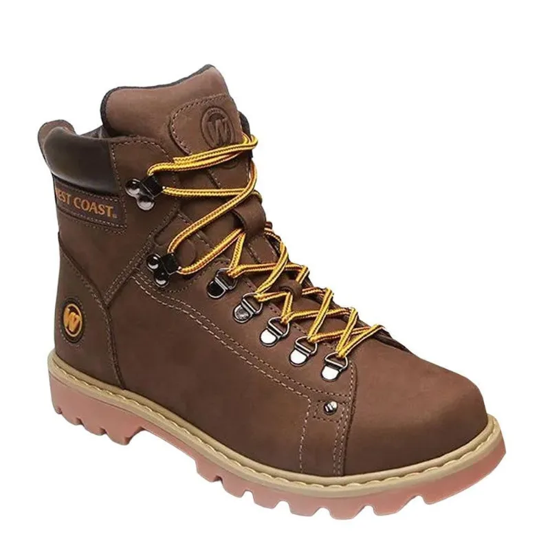 Bota West Coast Worker Classic Nobuck Masculina 39 / Marrom