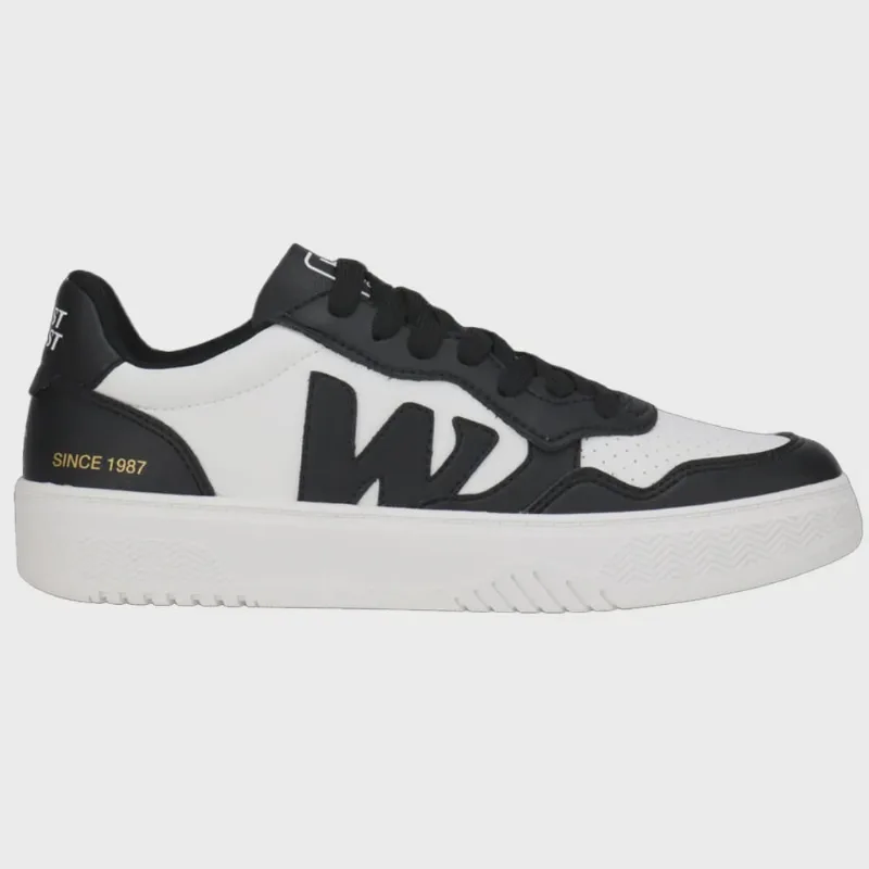 Tênis Casual Masculino Black White West Coast WC-101