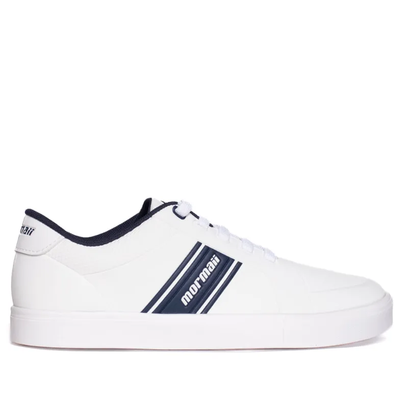 Tênis Masculino Mormaii Urban Malta Slip-On Branco/Marinho - 41