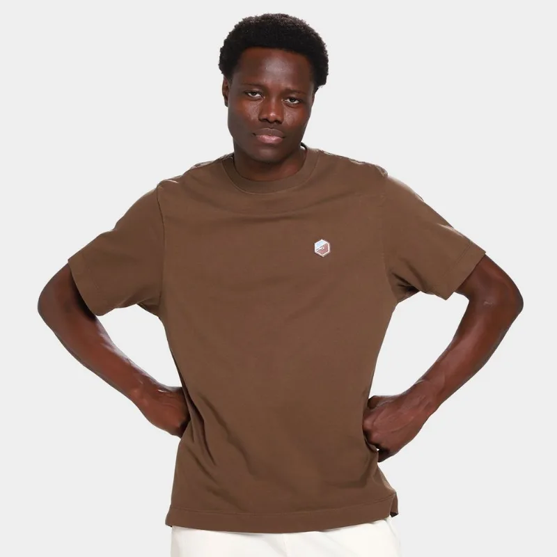 Camiseta Öus Lisa Masculina - Masculino - Marrom