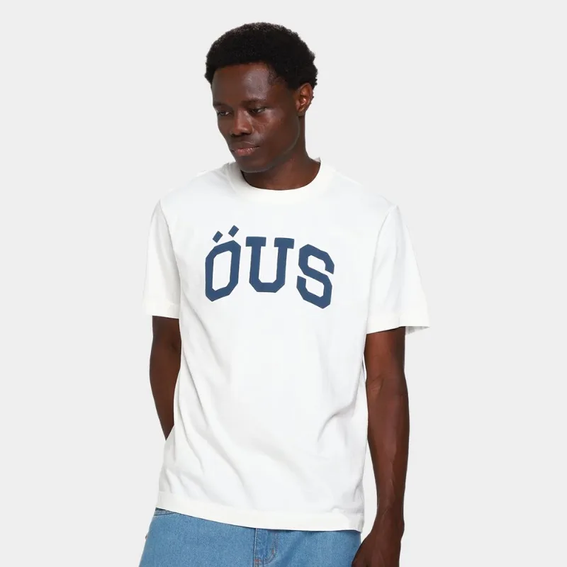 Camiseta Öus Logo Masculina - Masculino - Off White