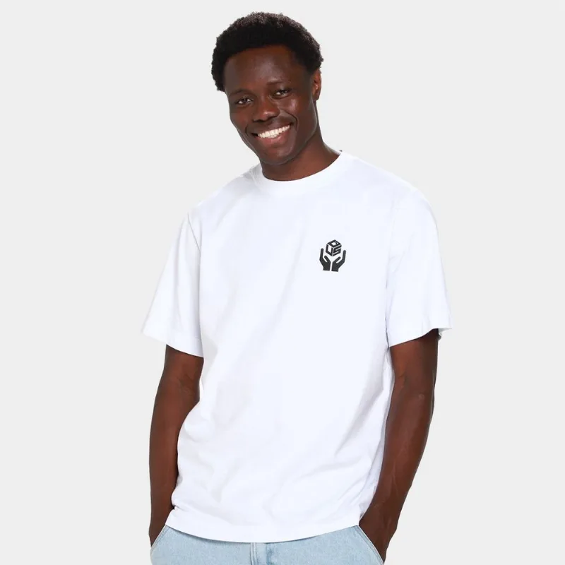 Camiseta Öus Logo Masculina - Masculino - Branco