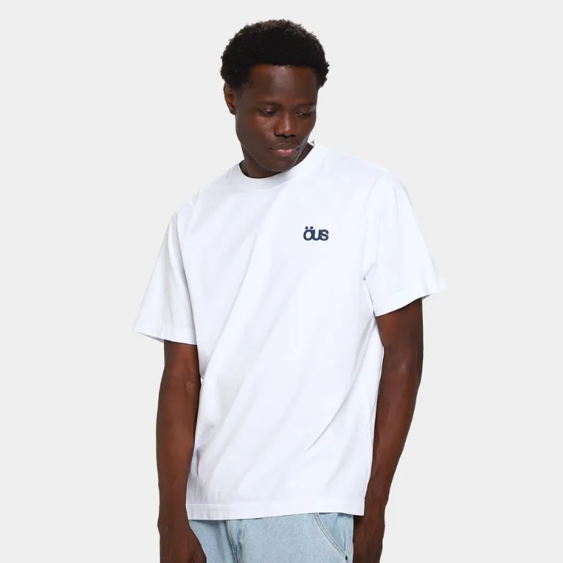 Camiseta Öus Logo Masculina - Masculino - Branco