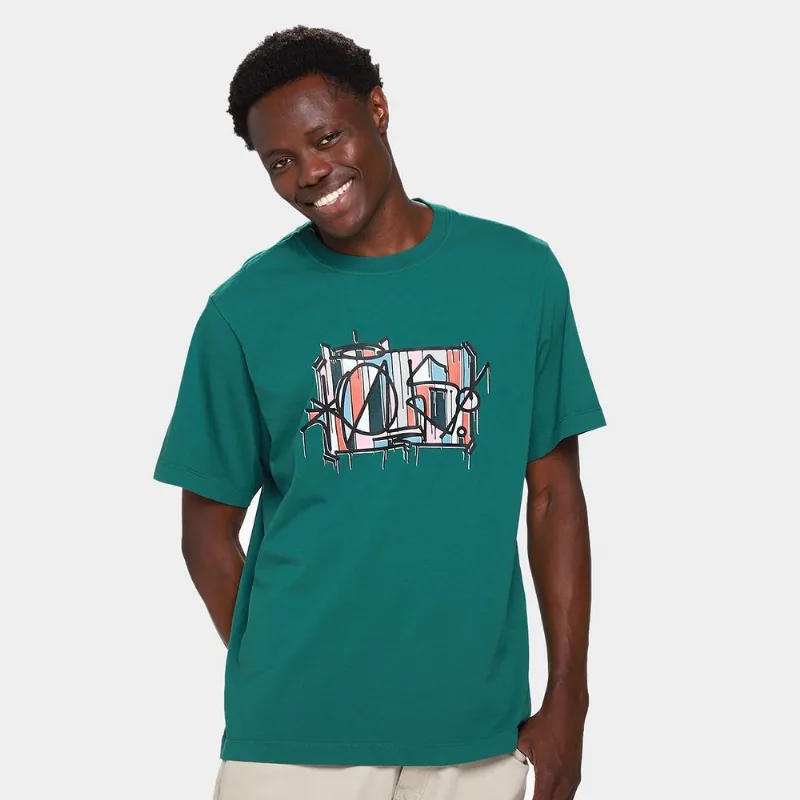 Camiseta Öus Logo Masculina - Masculino - Verde
