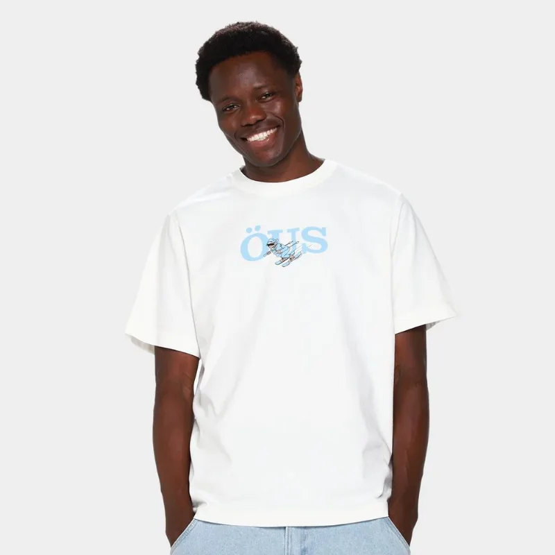 Camiseta Öus Casual Masculina - Masculino - Off White