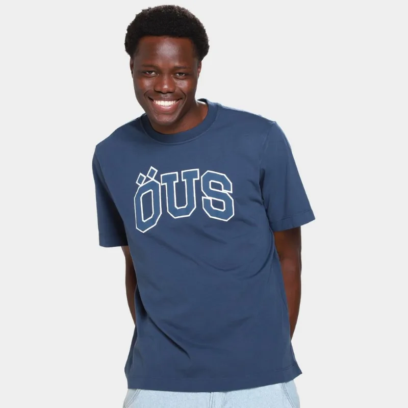 Camiseta Öus Casual Masculina - Masculino - Marinho
