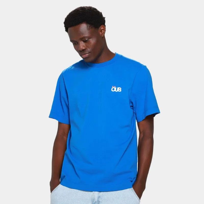 Camiseta Öus Logo Masculina - Masculino - Azul Royal