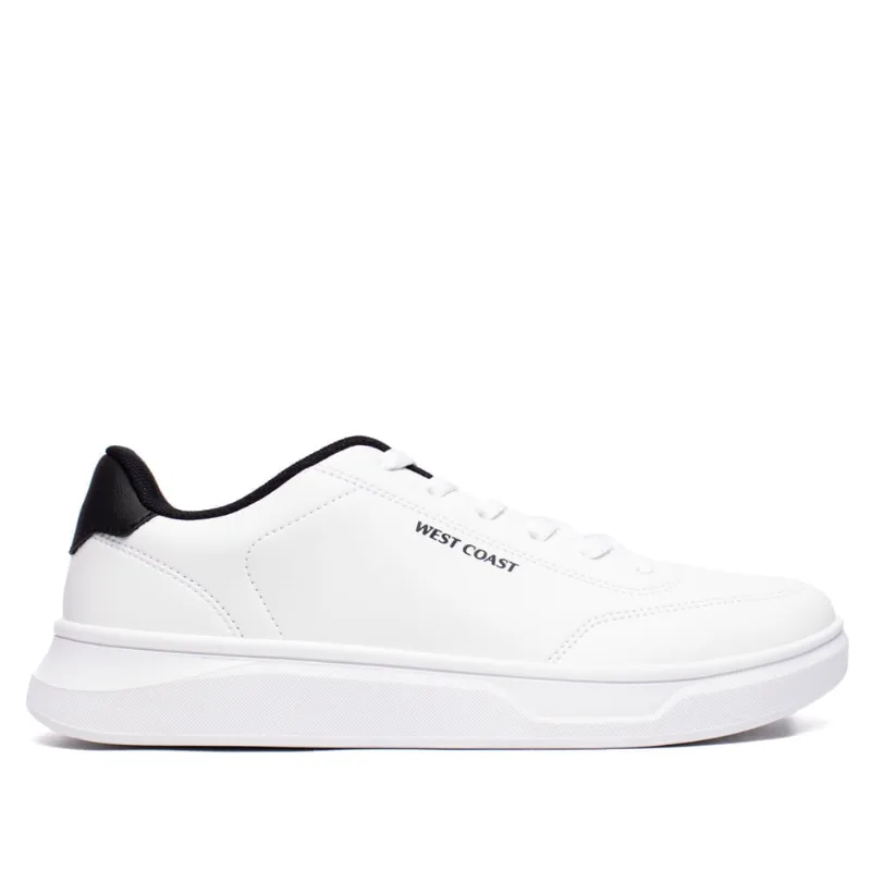 Sapatênis Masculino West Coast Casual Branco/Preto - 38 - West Coast