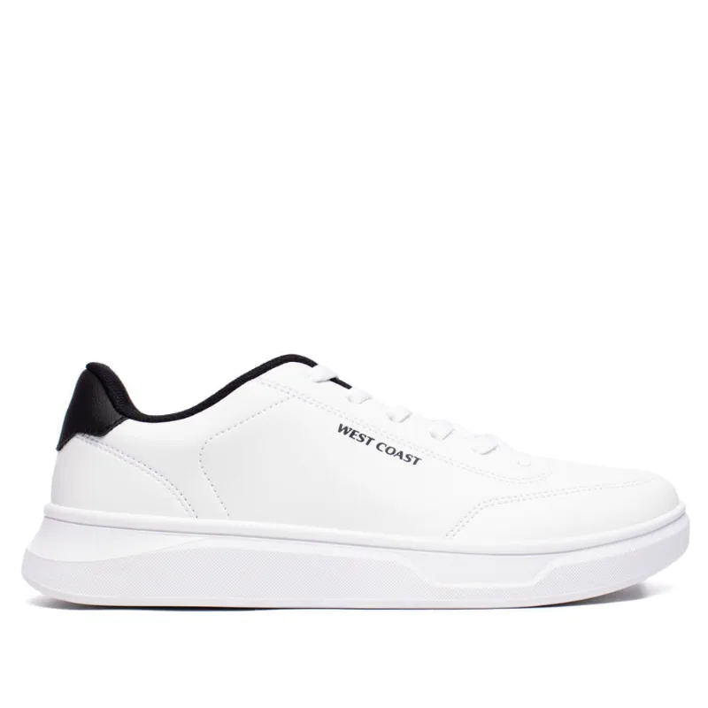 Sapatênis Masculino West Coast Casual Branco/Preto - 39 - West Coast