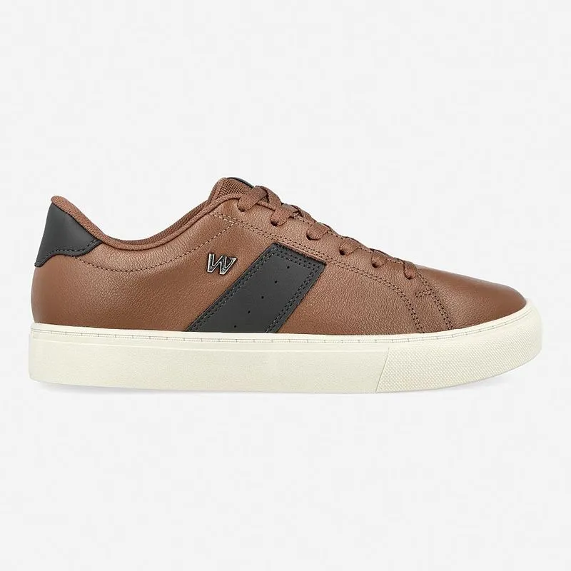 Tênis Casual West Coast Force Caramelo e Creme 37