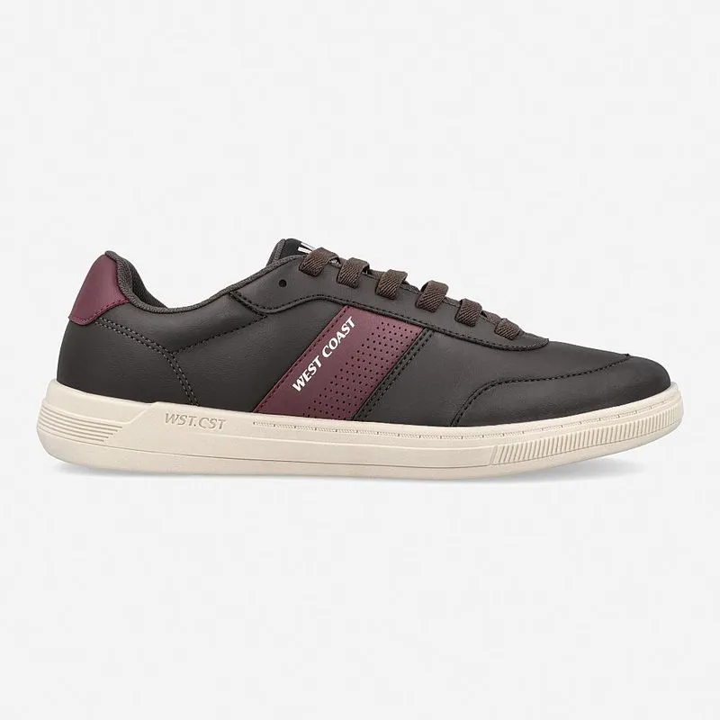 Tênis Casual West Coast Dallas Café e Creme Calce Fácil 42