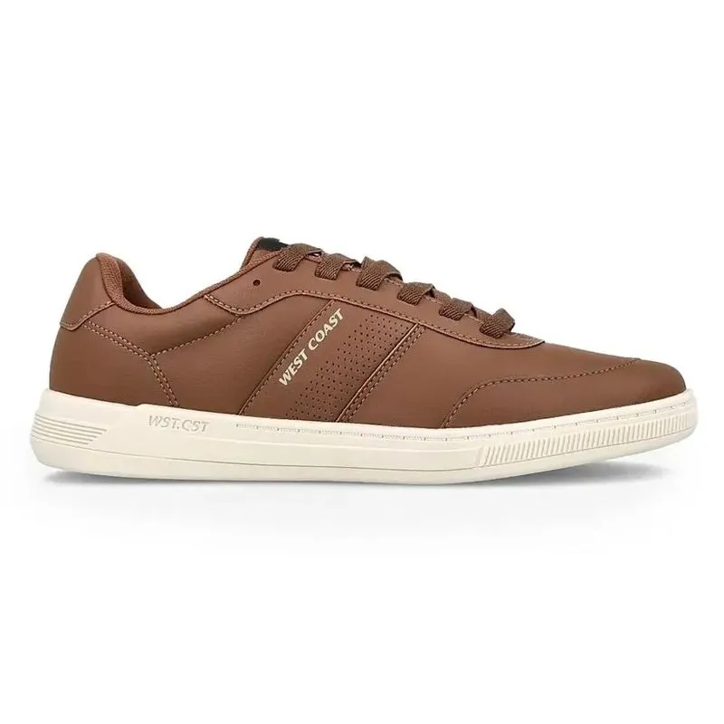 Sapatênis Masculino West Coast WST Light Marrom Casual 39