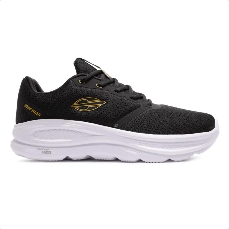 Tênis Mormaii Push Masculino 37 / Preto / Dourado