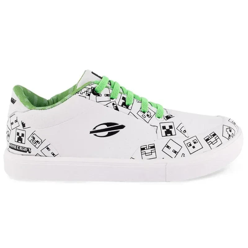 Tênis Mormaii Infantil Urban Free Minecraft Branco 36