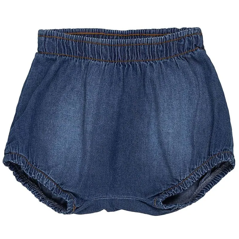 Short Tapa Fralda Momi Bebê Jeans-AZUL-PEQUENO