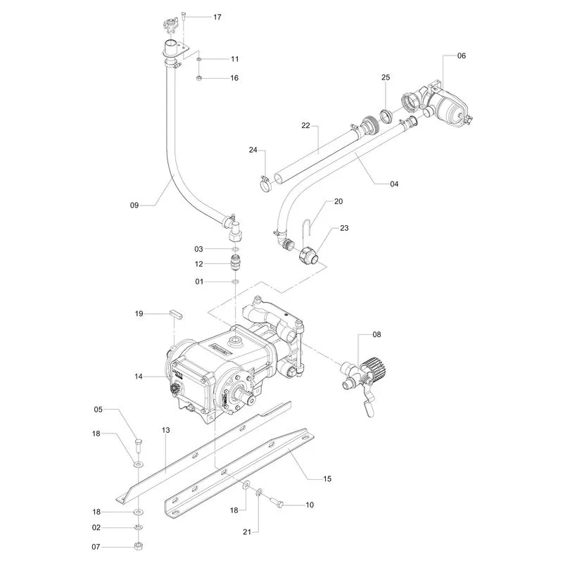 Conj. bomba JP 75 CN-M12/AM12/14 151936 (CONJUNTO COMPLETO)