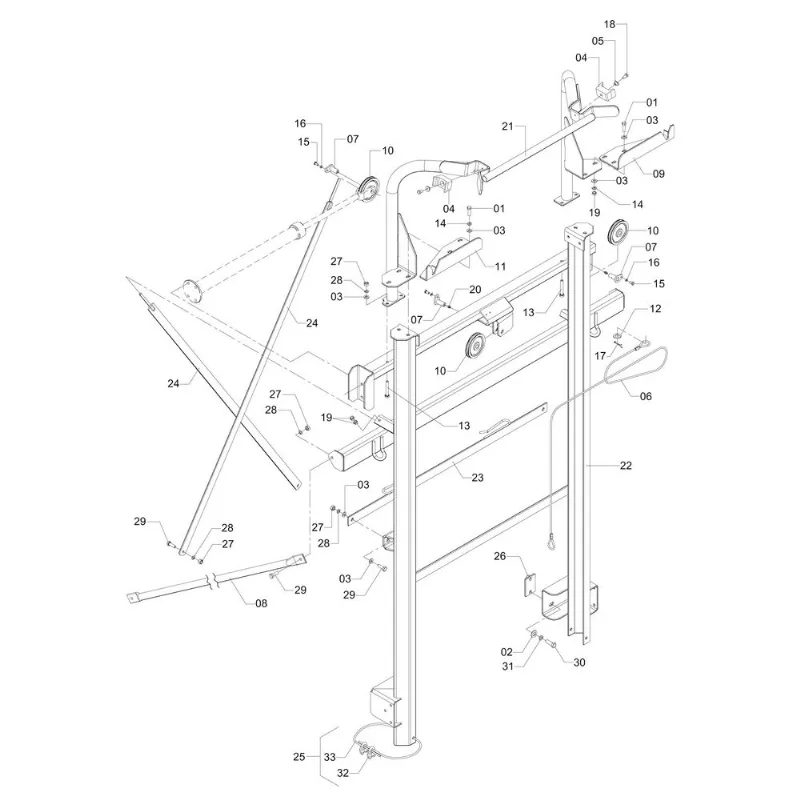 Quadro fixo e complementos 969709 (CONJUNTO COMPLETO)