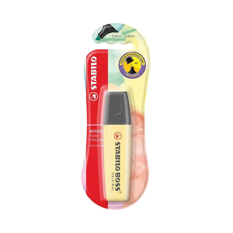 Marcador de Texto Stabilo Boss Pastel Amarelo