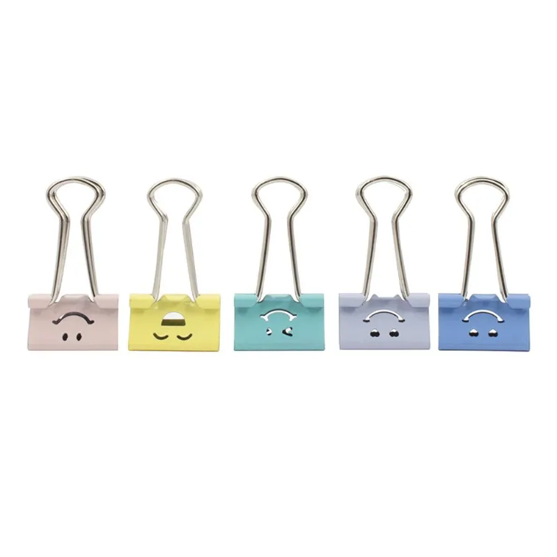 Prendedor De Papel Binder Emoji Cis 19mm