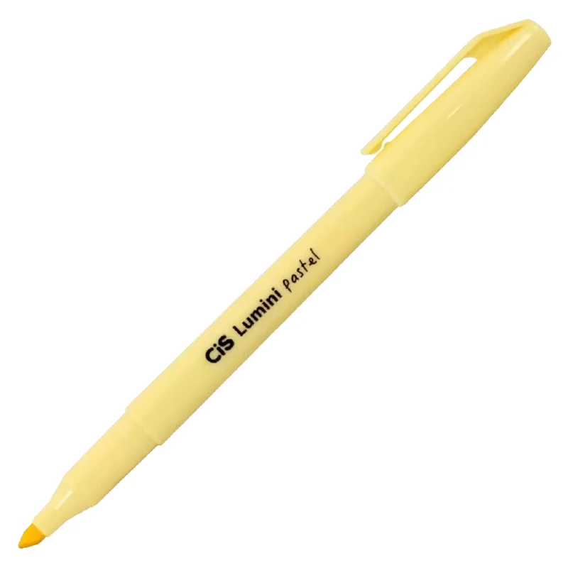 Marca Texto Lumini Pastel 3.5Mm - Amarelo - Cis AMARELO