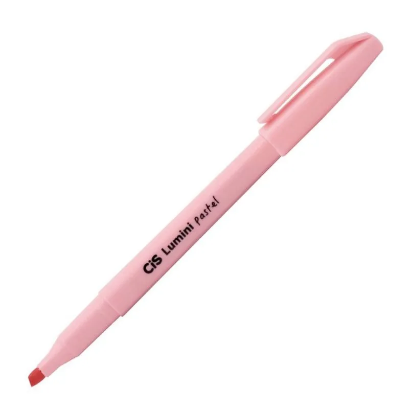 Marca Texto Cis Lumini Pastel - Rosa Marca Texto Rosa Pastel Cis