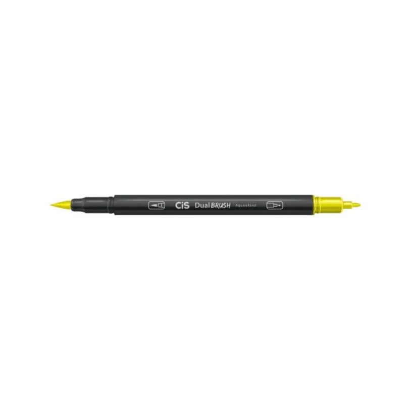 Marcador Dual Brush Aquarelável Verde Limão - Cis