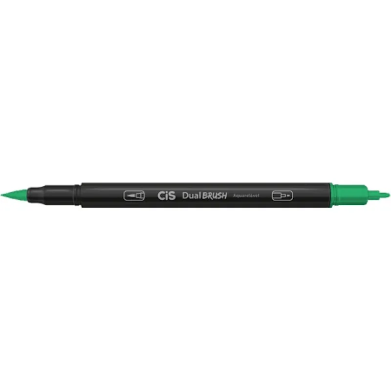 Marcador Dual Brush Aquarelável Turquesa - Cis