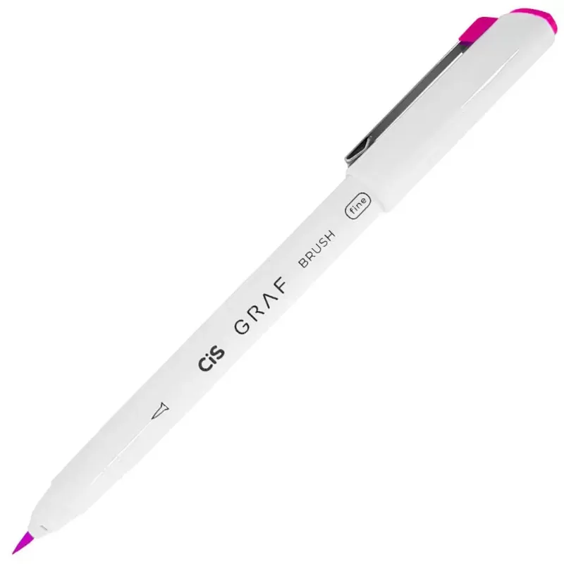 Caneta Cis Graf Brush Fine Rosa - Cis