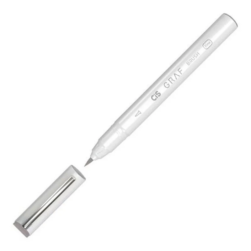 Caneta Graf Brush Fine Marcador Artístico Cinza - Cis