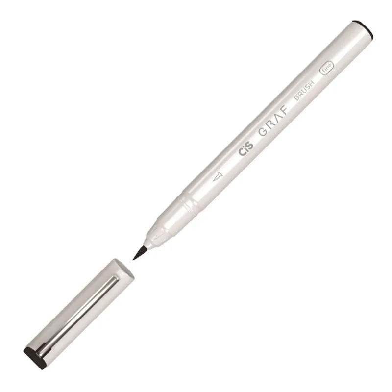 Caneta Cis Graf Brush Fine Preta - Cis
