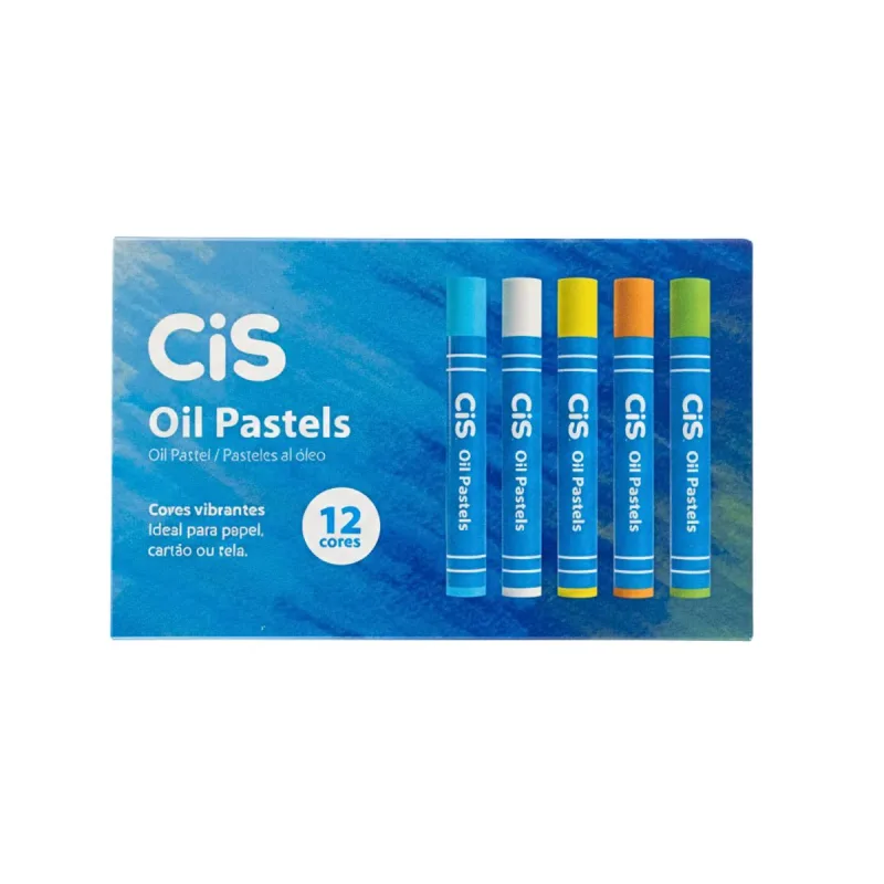 Oil Pastel Cis com 12 Cores