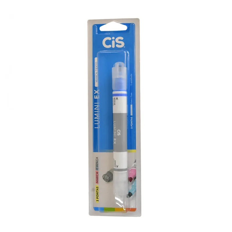 MARCA TEXTO LUMINI EX BLISTER AZUL R.58.8701 AZUL