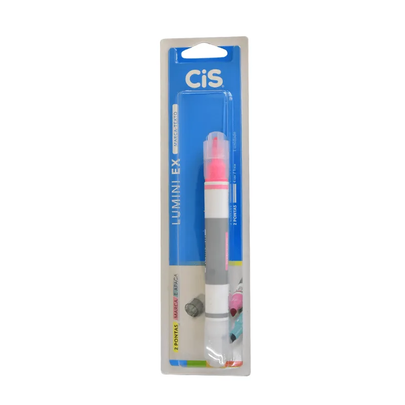 MARCA TEXTO LUMINI EX BLISTER ROSA R.58.8801 ÚNICA