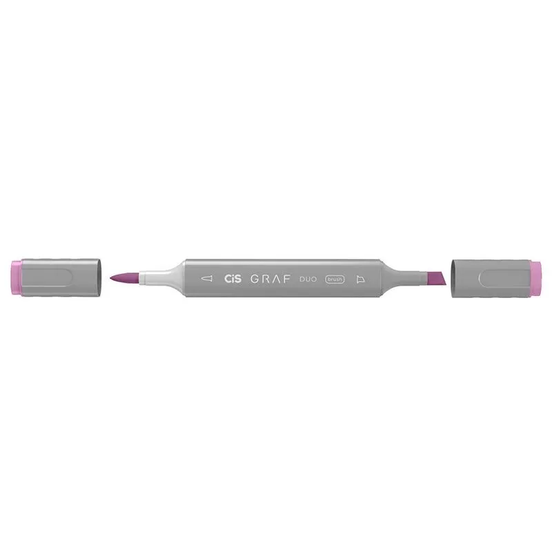 Marcador Artistico Cis Graf Duo Brush Vivid Pink