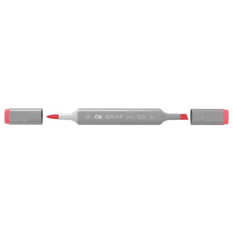 Marcador Artistico Cis Graf Duo Brush Geranium - 15