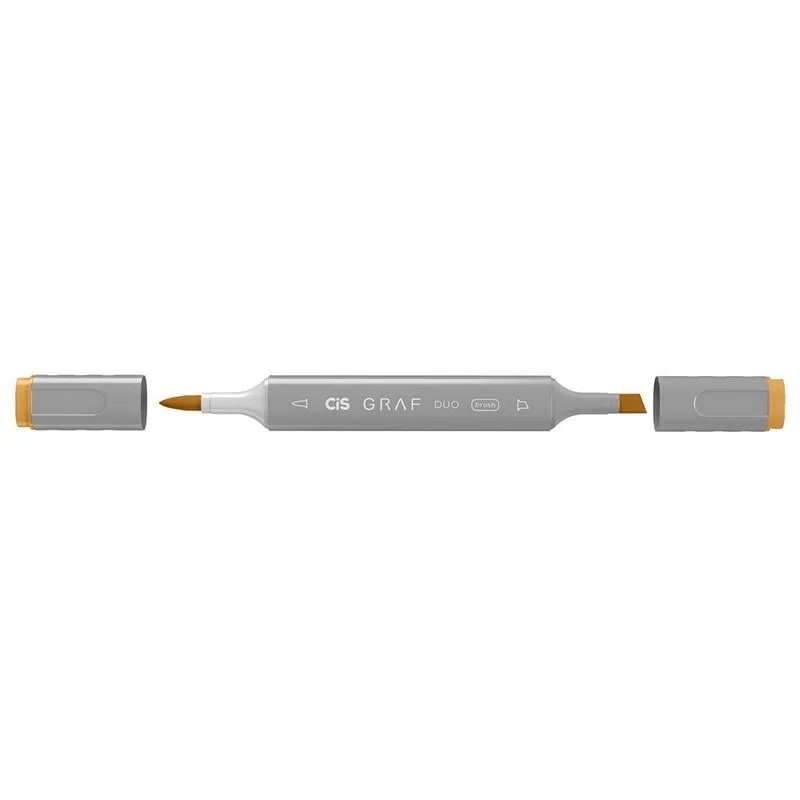 Marcador Artistico Cis Graf Duo Brush Orange