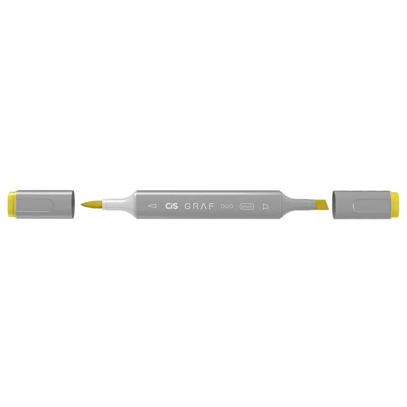 Marcador Artistico Cis Graf Duo Brush Yellow