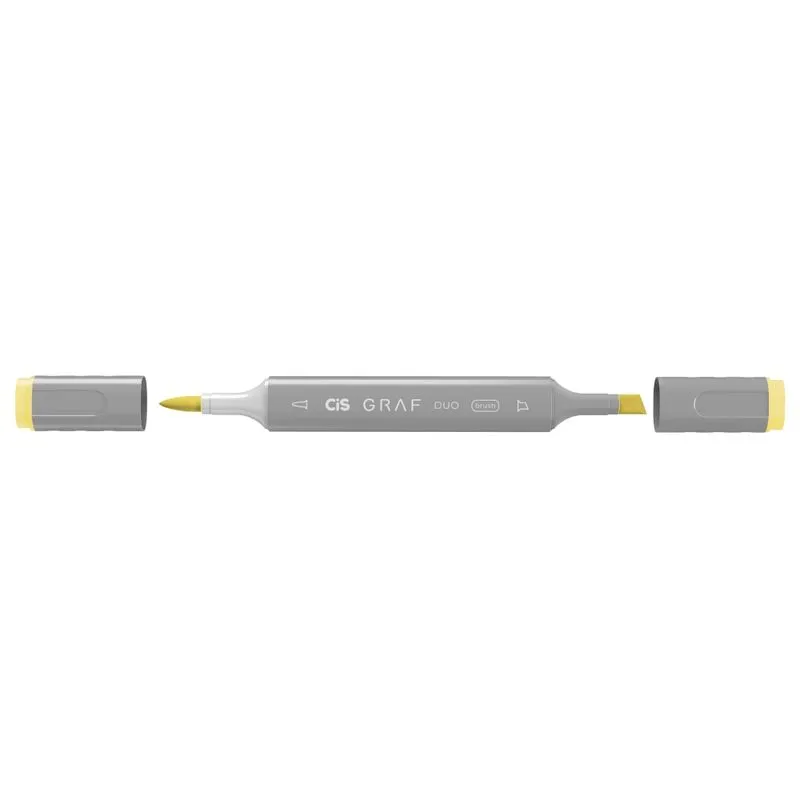 Marcador Artistico Cis Graf Duo Brush Lemon Yellow - 35