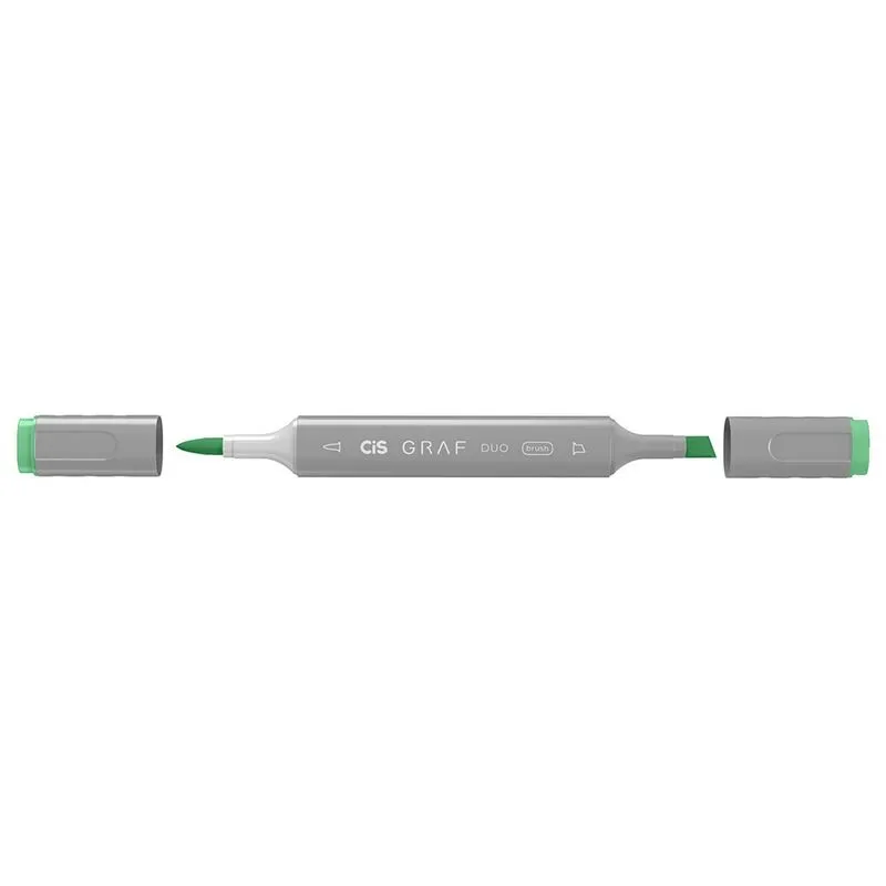 Marcador Artistico Cis Graf Duo Brush Vivid Green