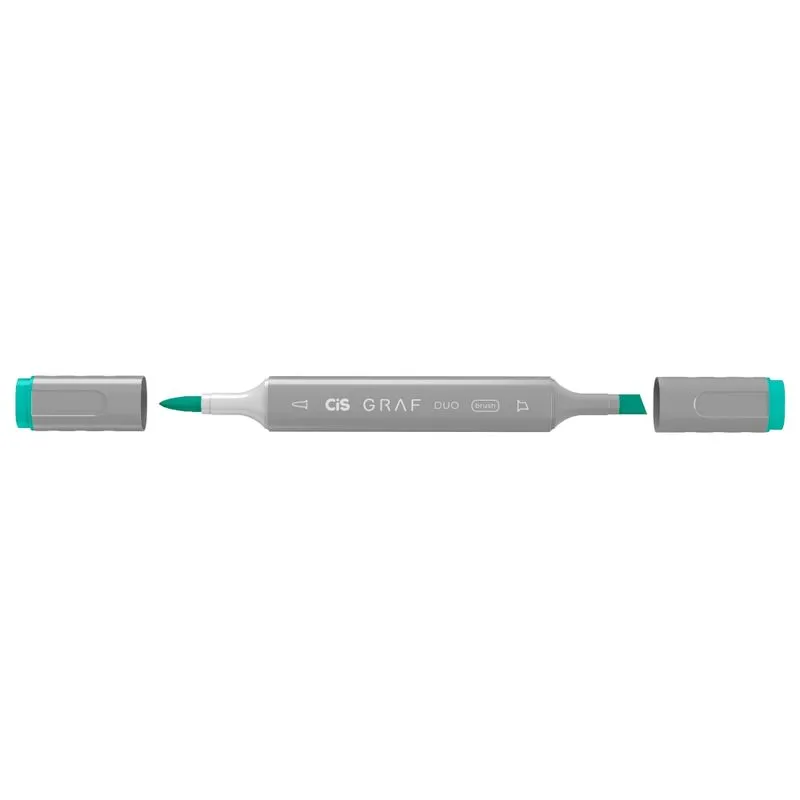 Marcador Artistico Cis Graf Duo Brush Turquoise Green - 53