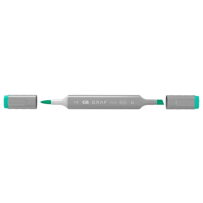 Marcador Artistico Cis Graf Duo Brush Emerald Green - 55